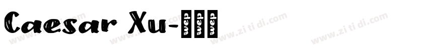Caesar Xu字体转换